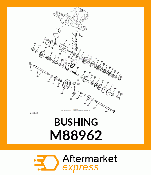 BUSHING, FLANGED M88962