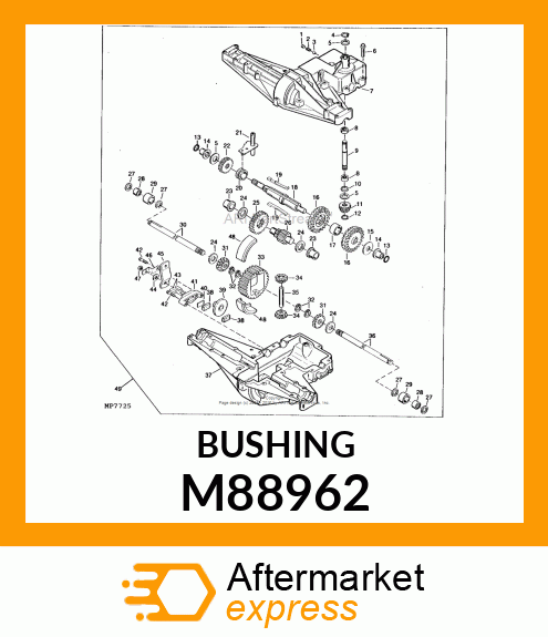 BUSHING, FLANGED M88962