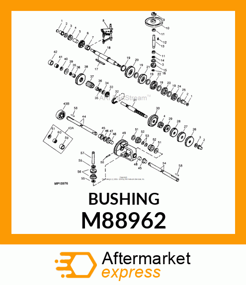 BUSHING, FLANGED M88962