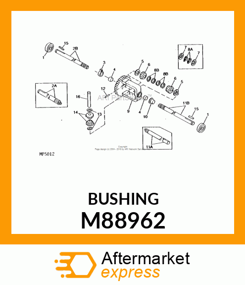 BUSHING, FLANGED M88962