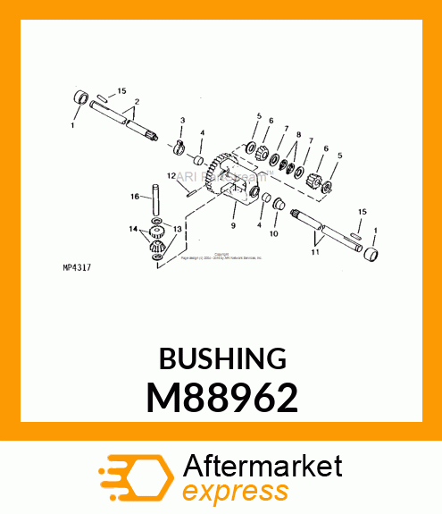 BUSHING, FLANGED M88962