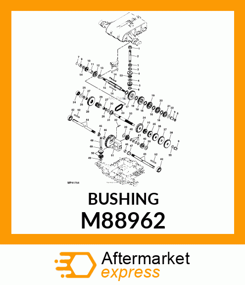 BUSHING, FLANGED M88962