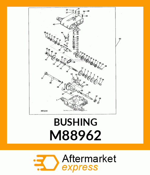 BUSHING, FLANGED M88962