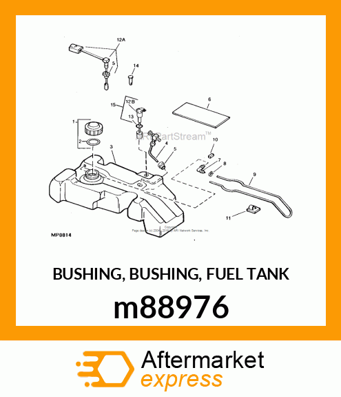 BUSHING, BUSHING, FUEL TANK m88976