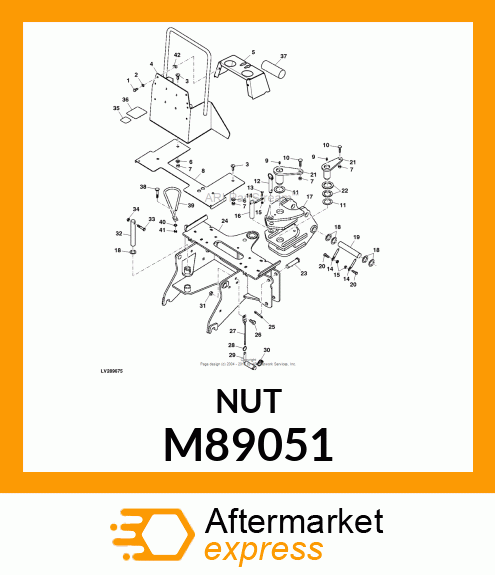 NUT, NUT, CLAMP M89051