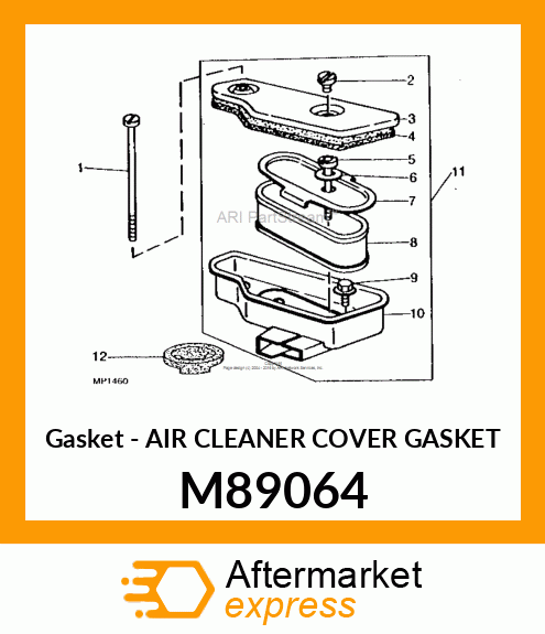 Gasket - AIR CLEANER COVER GASKET M89064