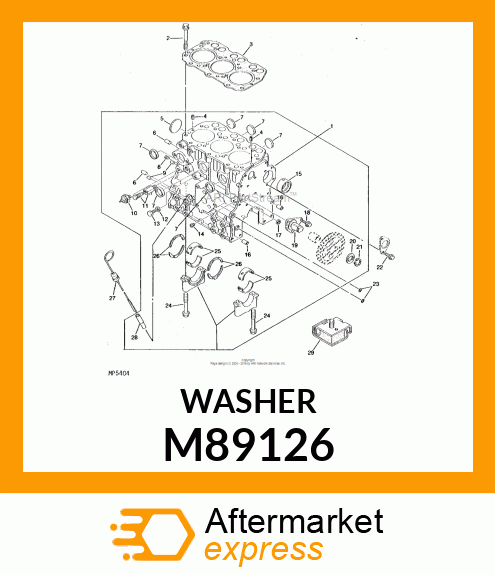 GASKET, 8 M89126