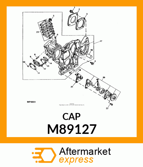 PLUG, IDLE GEAR SHAFT M89127