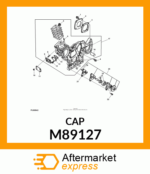 PLUG, IDLE GEAR SHAFT M89127