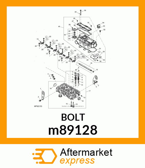 SCREW, FLANGED, METRIC m89128