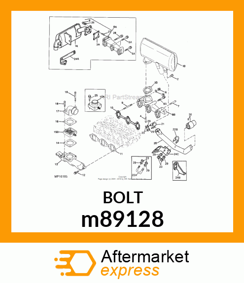 SCREW, FLANGED, METRIC m89128