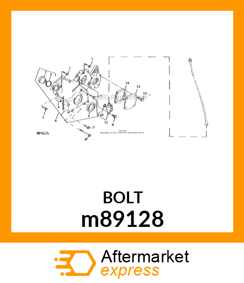 SCREW, FLANGED, METRIC m89128