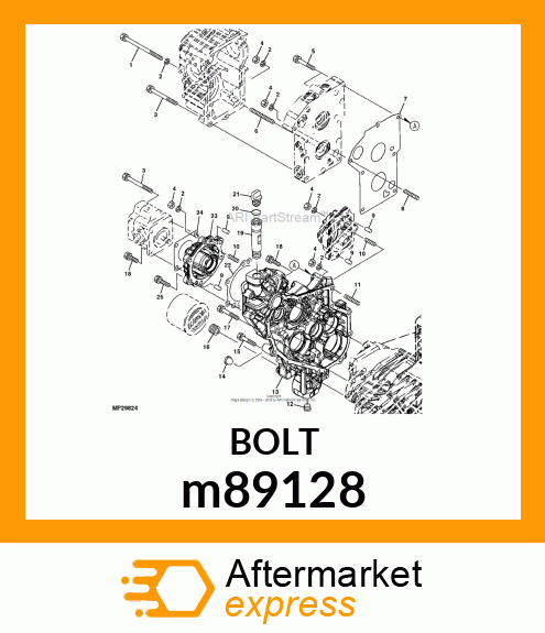 SCREW, FLANGED, METRIC m89128