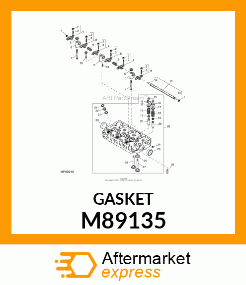 GASKET, FI NOZZLE M89135