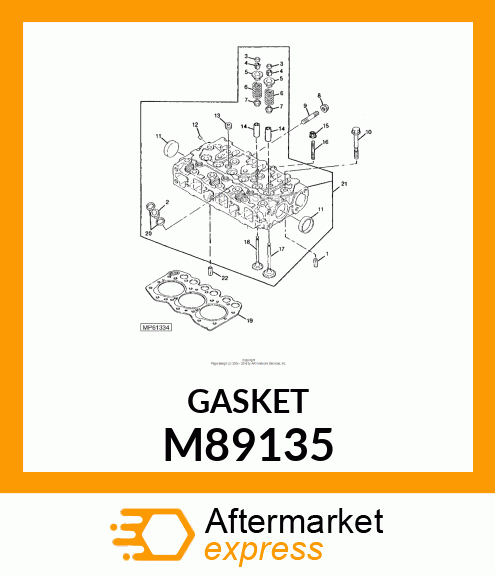 GASKET, FI NOZZLE M89135