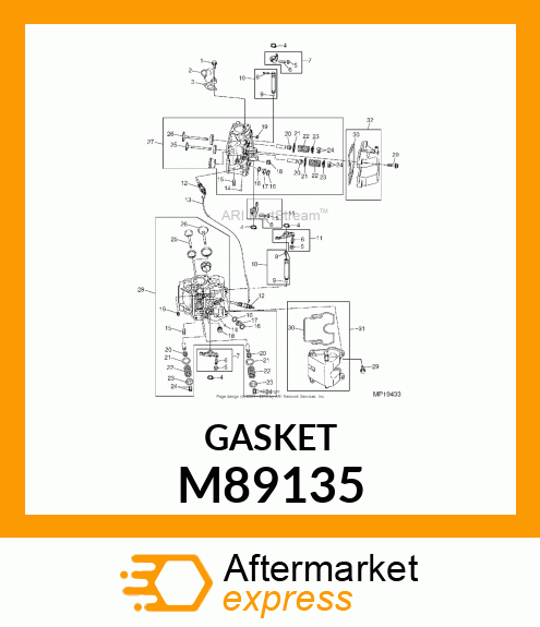 GASKET, FI NOZZLE M89135