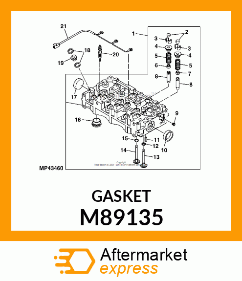 GASKET, FI NOZZLE M89135