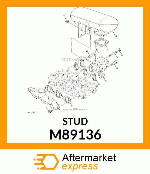 STUD, 8 X 55 M89136