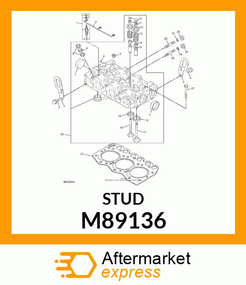 STUD, 8 X 55 M89136