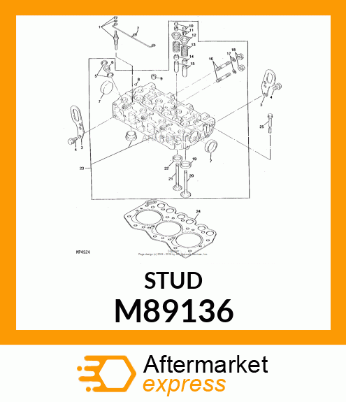 STUD, 8 X 55 M89136