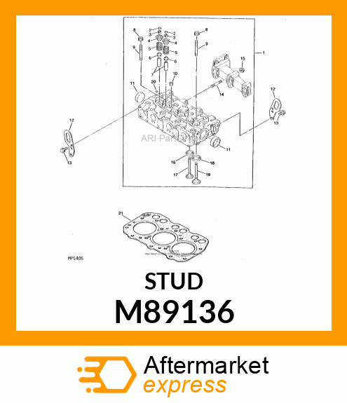 STUD, 8 X 55 M89136