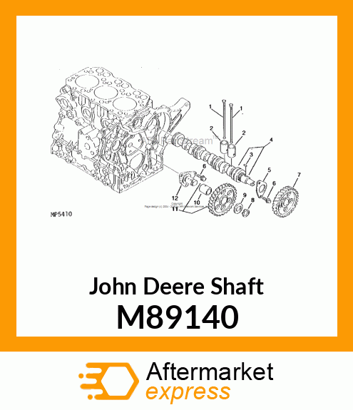 SHAFT, IDLE GEAR M89140