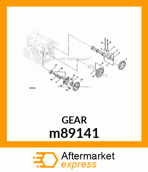 CAM ASSEMBLY, F.I. PUMP m89141