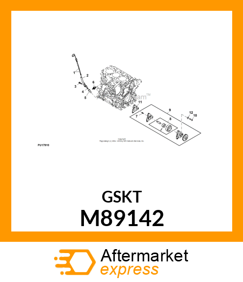 GASKET, OIL PUMP M89142