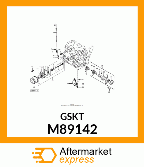 GASKET, OIL PUMP M89142