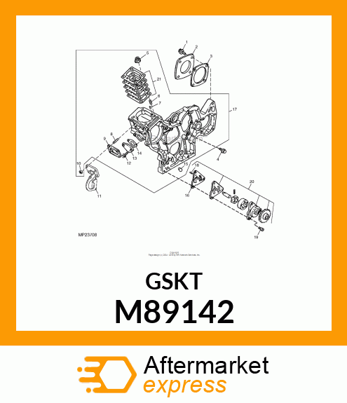 GASKET, OIL PUMP M89142