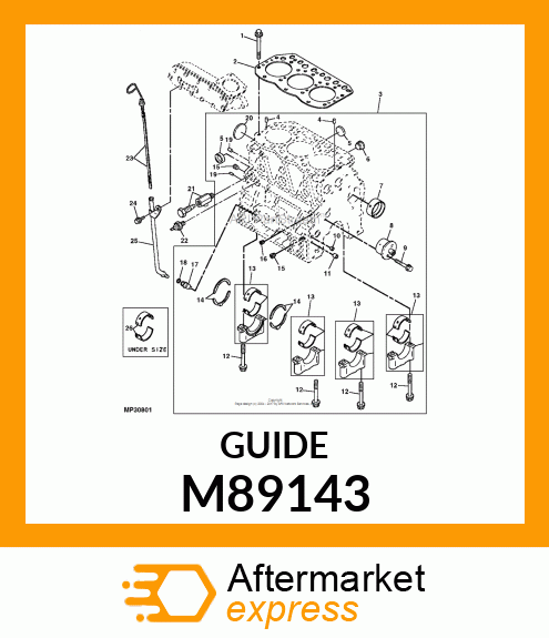 GUIDE, DIPSTICK M89143