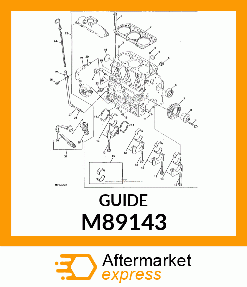 GUIDE, DIPSTICK M89143