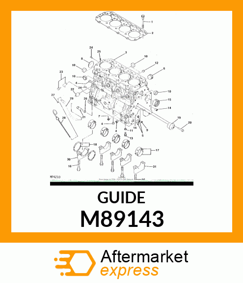 GUIDE, DIPSTICK M89143