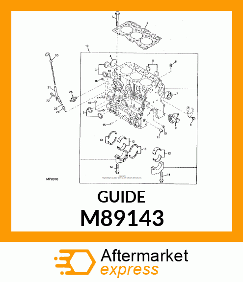 GUIDE, DIPSTICK M89143