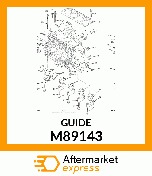 GUIDE, DIPSTICK M89143