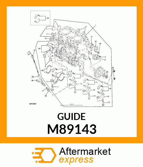 GUIDE, DIPSTICK M89143