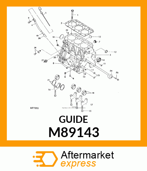 GUIDE, DIPSTICK M89143