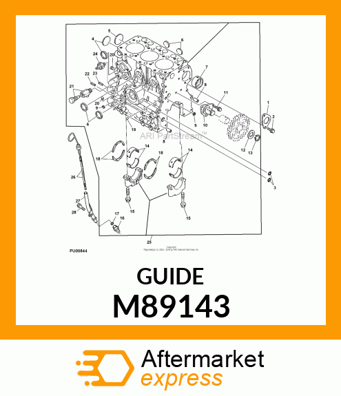 GUIDE, DIPSTICK M89143