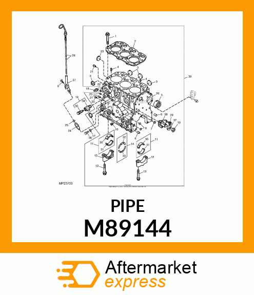 GUIDE, WELDED DIPSTICK M89144