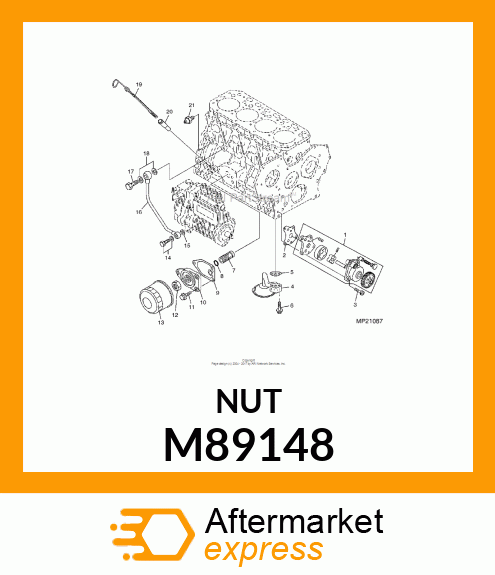 NUT M89148