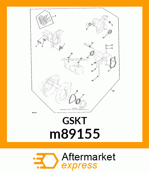 GASKET, GOV. CASE m89155