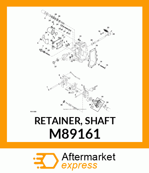 RETAINER, SHAFT M89161