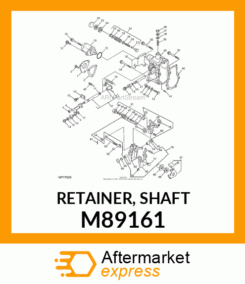 RETAINER, SHAFT M89161