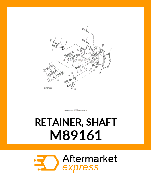 RETAINER, SHAFT M89161