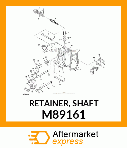 RETAINER, SHAFT M89161