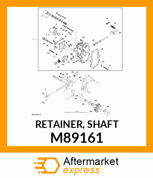 RETAINER, SHAFT M89161