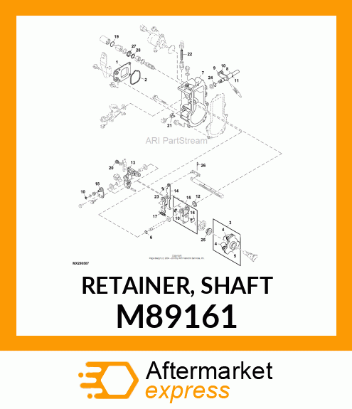 RETAINER, SHAFT M89161