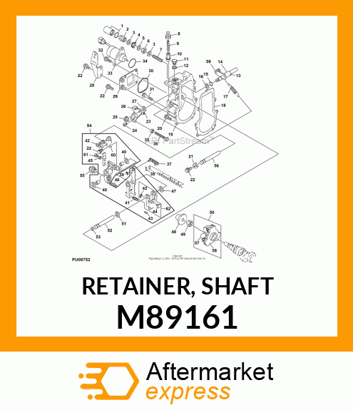 RETAINER, SHAFT M89161