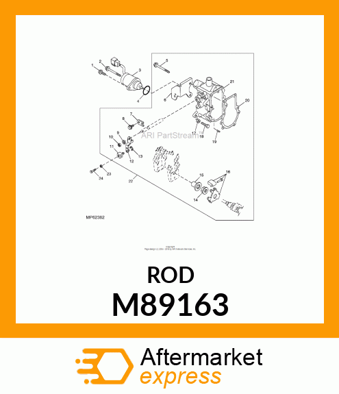 BOLT, M6 X 70 M89163