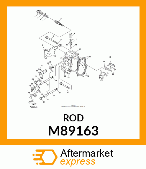 BOLT, M6 X 70 M89163